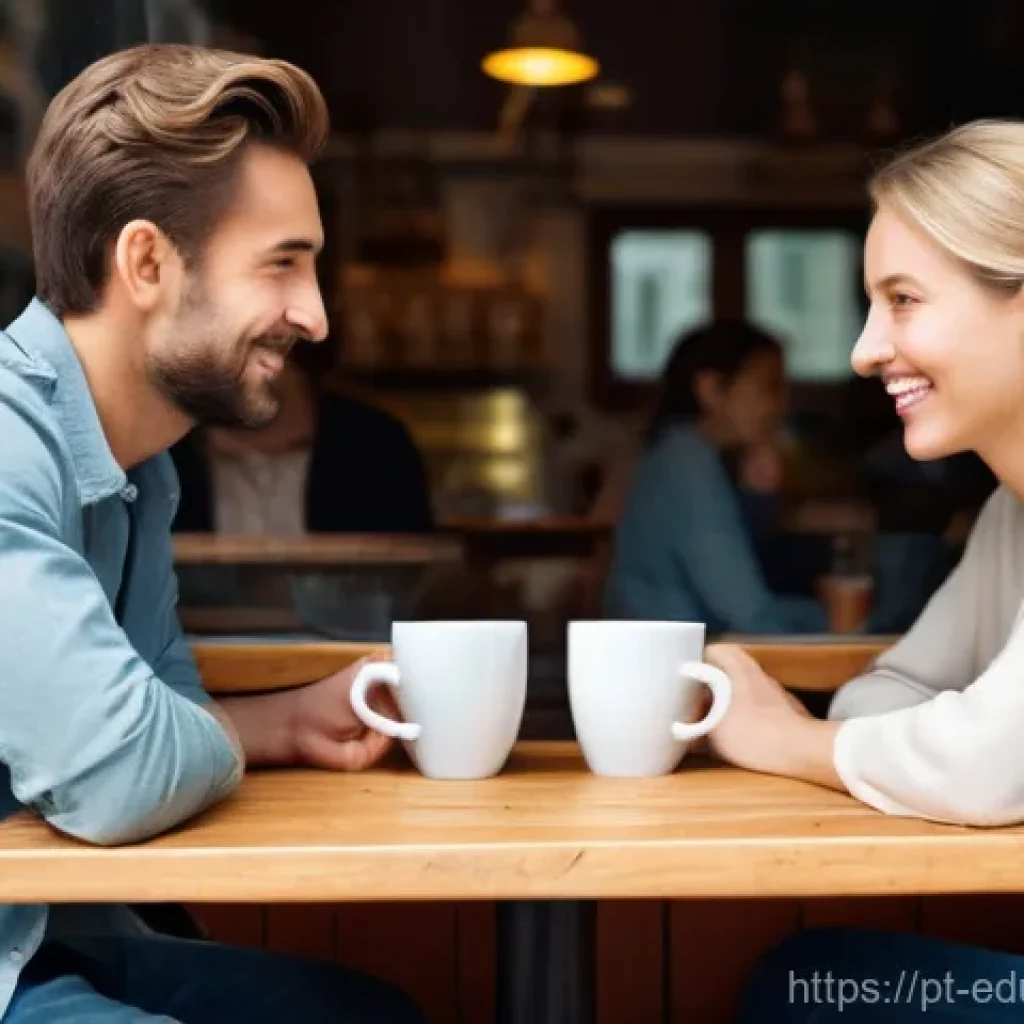 관계기술 교육의 기본 원칙 - **Prompt 1: Deep Connection Through Active Listening**
"A diverse group of three friends (two wo...